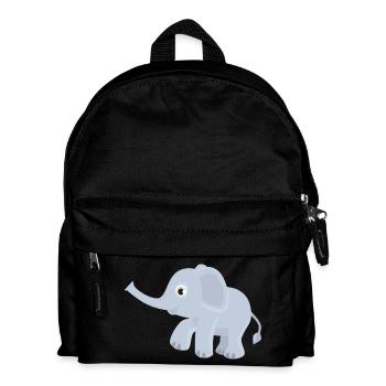 elef84 - Kinder Rucksack - Schwarz - Vorne