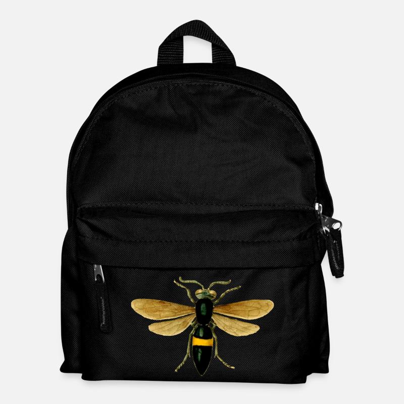 Wespe - Kinder Rucksack - Schwarz