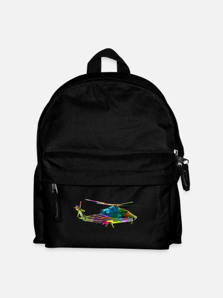 Hélicoptères colorés - Sac à dos Enfant - noir
