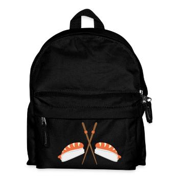 Sushi - Kinder Rucksack - Schwarz - Vorne
