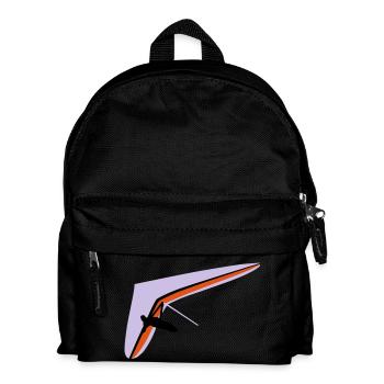 Hängegleiter - Kinder Rucksack - Schwarz - Vorne
