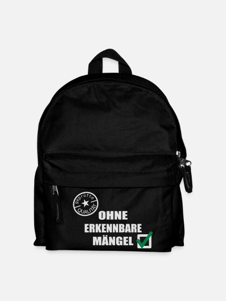 Oldies Gütesiegel geprüfte Qualität Geburtstag - Kinder Rucksack - Schwarz