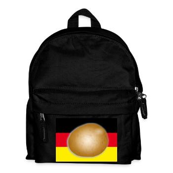 Pomme de terre drapeau Allemagne - Sac à dos Enfant - noir - Devant