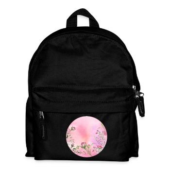 Rosen - Kinder Rucksack - Schwarz - Vorne