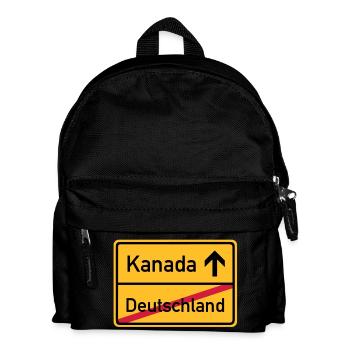 ortsschild_kanada__f3 - Sac à dos Enfant - noir - Devant
