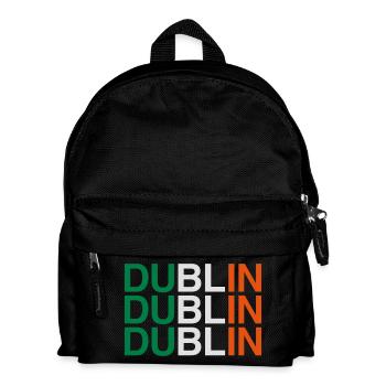 DUBLIN Irlande Drapeau irlandais Irlande - Sac à dos Enfant - noir - Devant