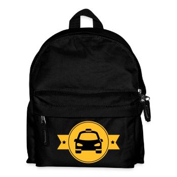 Taxi - Kinder Rucksack - Schwarz - Vorne