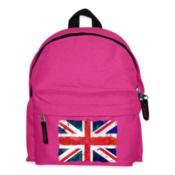Union Jack - UK Flag - Kinder Rucksack - Fuchsia - Vorne