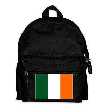 Drapeau de l’Irlande - Sac à dos Enfant - noir - Devant