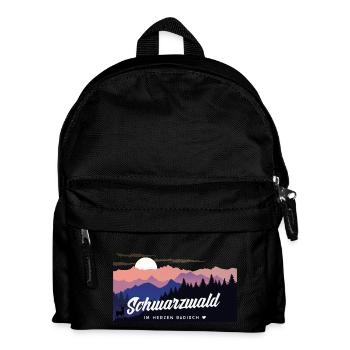 Schwarzwald - im Herzen Badisch - Kinder Rucksack - Schwarz - Vorne