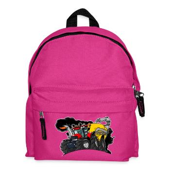 0961 Case cart - Kids' Backpack - fuchsia - Front