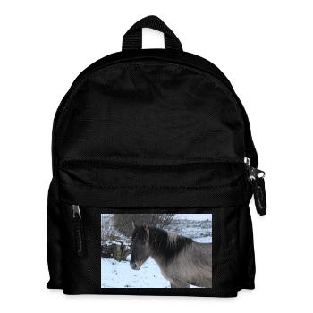 Affiche Cheval Cheval - Sac à dos Enfant - noir - Devant