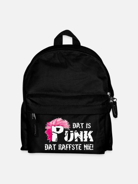 Dat is Punk dat raffste nie! - Kids' Backpack - black
