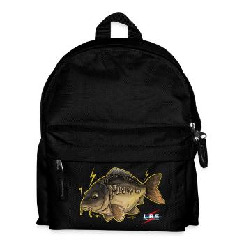 Aquatic cartoon electric fish - Kids' Backpack - black - Front