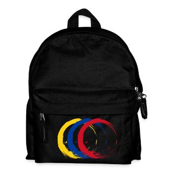 Flag Colombia - Kids' Backpack - black - Front