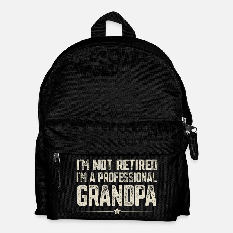 Opa - Kinder Rucksack - Schwarz