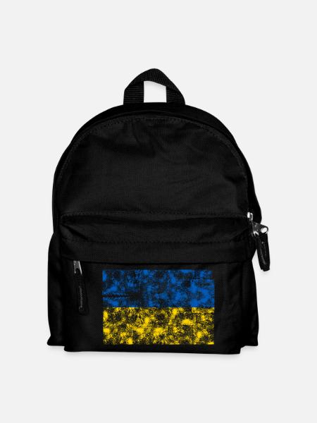 Ukraine - Kinder Rucksack - Schwarz