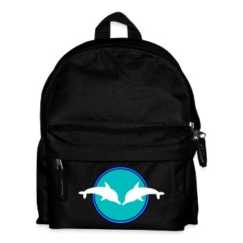 Dolphin Dolphins - Kids' Backpack - black - Front