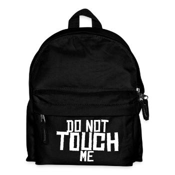 Do not touch me ! - Kids' Backpack - black - Front