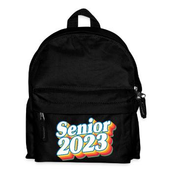 Senior Class Of 2023 Retro Graduation Party Geschenk - Kinder Rucksack - Schwarz - Vorne