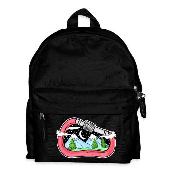 Mountain Mountains Mountain Peaks - Kids' Backpack - black - Front