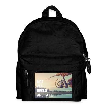 not all reels - Kinder Rucksack - Schwarz - Vorne