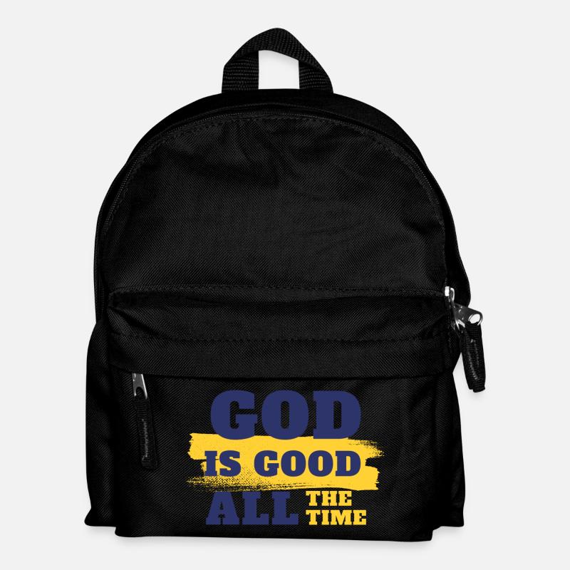 Inspirational Faith Quote Design - Kids' Backpack - black