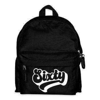 Sixty 60th Birthday Men Women 60 Years Old - Kids' Backpack - black - Front