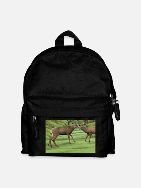 Deer deer - Kids' Backpack - black
