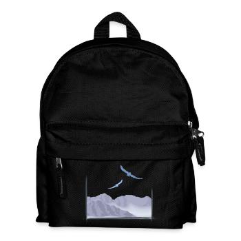 Birds in the mountains | birds in the mountains - Kids' Backpack - black - Front