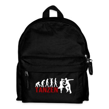 Evolution Tanzen - Kinder Rucksack - Schwarz - Vorne