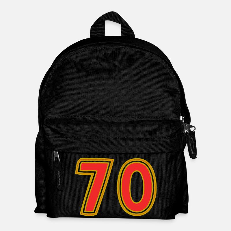70. 70 ANS. 70e ANNIVERSAIRE. ANNIVERSAIRE 70 ANS. - Sac à dos Enfant - noir