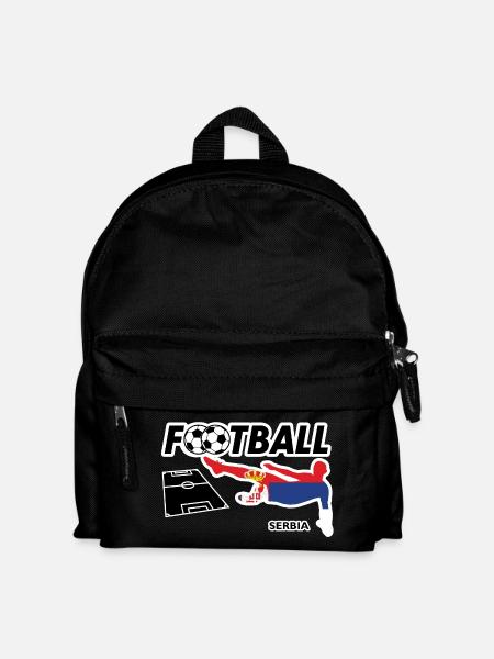 Football Fever Serbia - Kids' Backpack - black