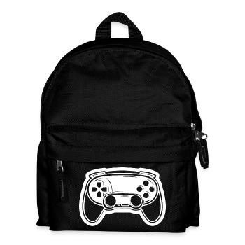 Video Game Controller Drawing - Kids' Backpack - black - Front