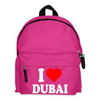 I love Dubai - Kids' Backpack - fuchsia - Front