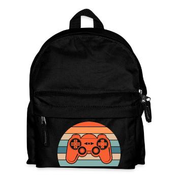 Gamer Gaming Gamepad - Kinder Rucksack - Schwarz - Vorne