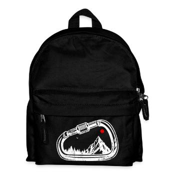 Alpine Ridge Carabiner Graphic - Kids' Backpack - black - Front