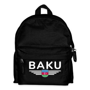 T-Shirt Bakou – Pour les fans de la capitale - Sac à dos Enfant - noir - Devant