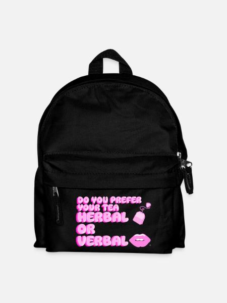 Die Königin des Klatsches - Kinder Rucksack - Schwarz