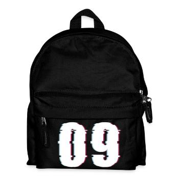 Neuf 9 Effet de nombre Nombre déformé - Sac à dos Enfant - noir - Devant