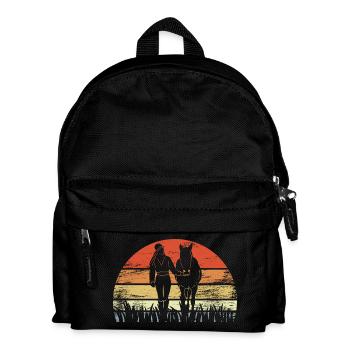 Cavalier d’époque - Sac à dos Enfant - noir - Devant
