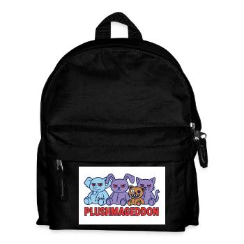 Plushmageddon - Kinder Rucksack - Schwarz - Vorne