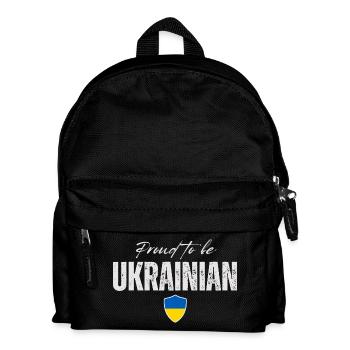 Ukrainischer Stolz, ich liebe die Ukraine - Kinder Rucksack - Schwarz - Vorne