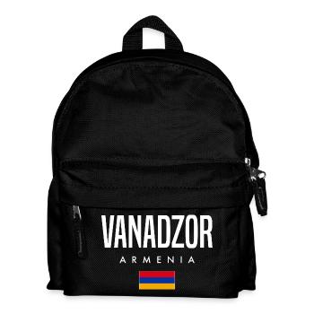 Vanadzor Armenien - Kinder Rucksack - Schwarz - Vorne