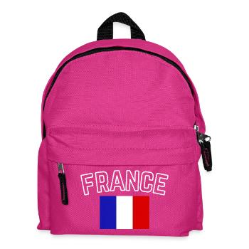 France – French Flag - Kids' Backpack - fuchsia - Front