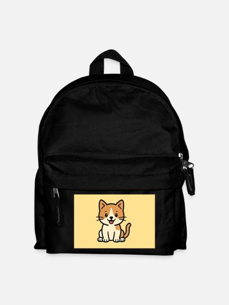 Cat - Kids' Backpack - black
