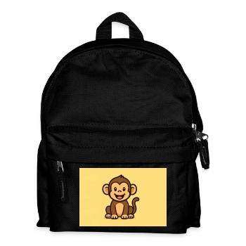 Monkey - Kids' Backpack - black - Front