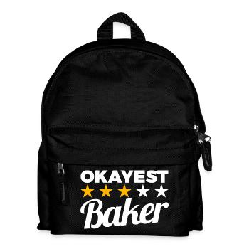 Okayest Baker - Kids' Backpack - black - Front