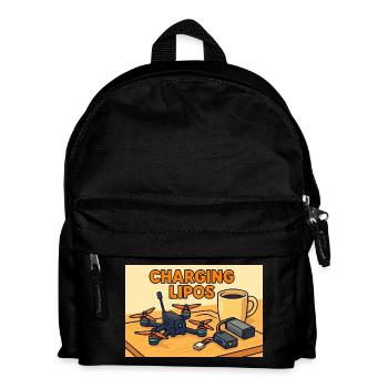 Télécharger Lipos Drones Cartoon - Sac à dos Enfant - noir - Devant