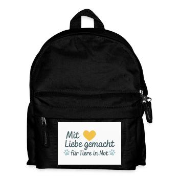 Pour les animaux dans le besoin - Sac à dos Enfant - noir - Devant